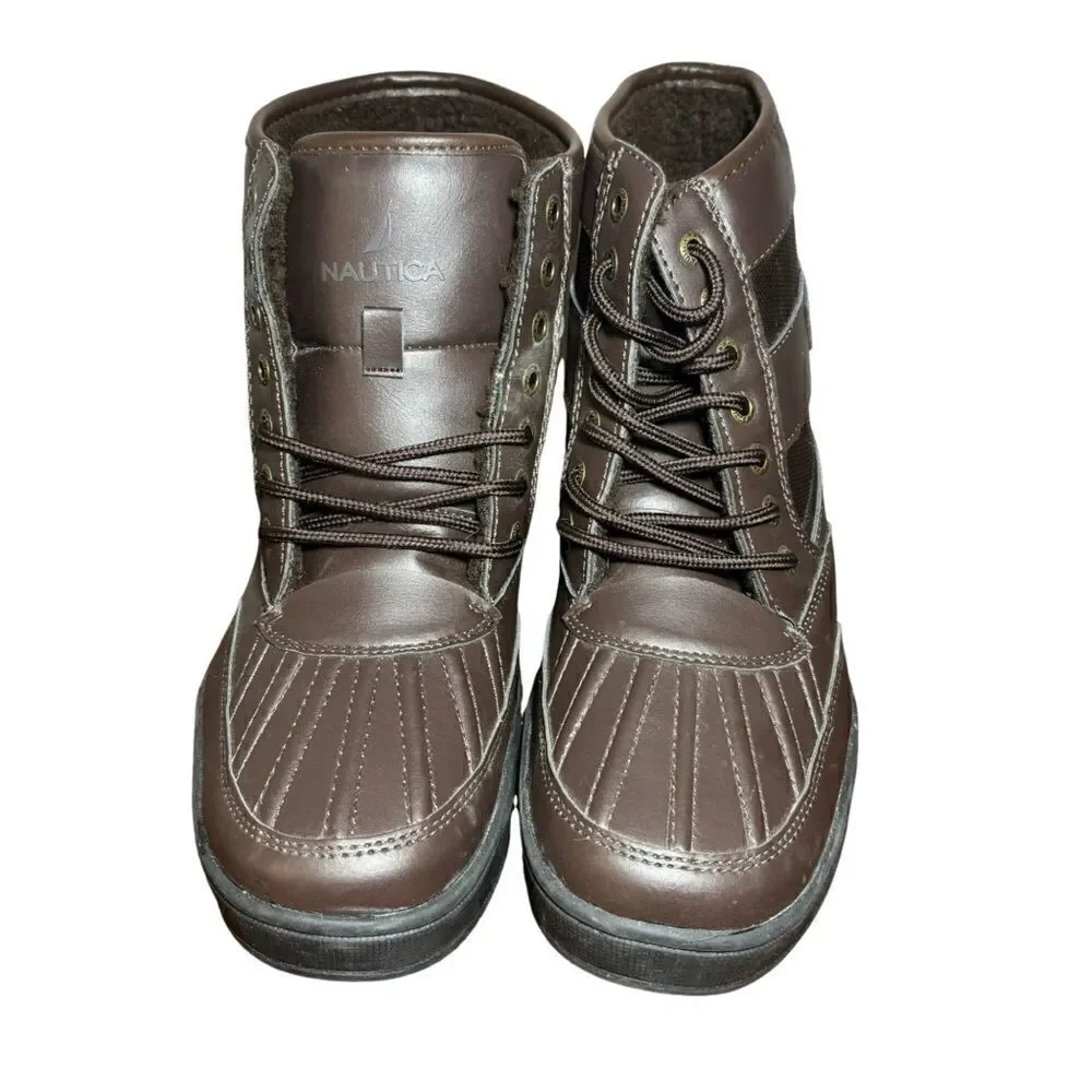 Men’s nautica winter snow boots size 9 brown